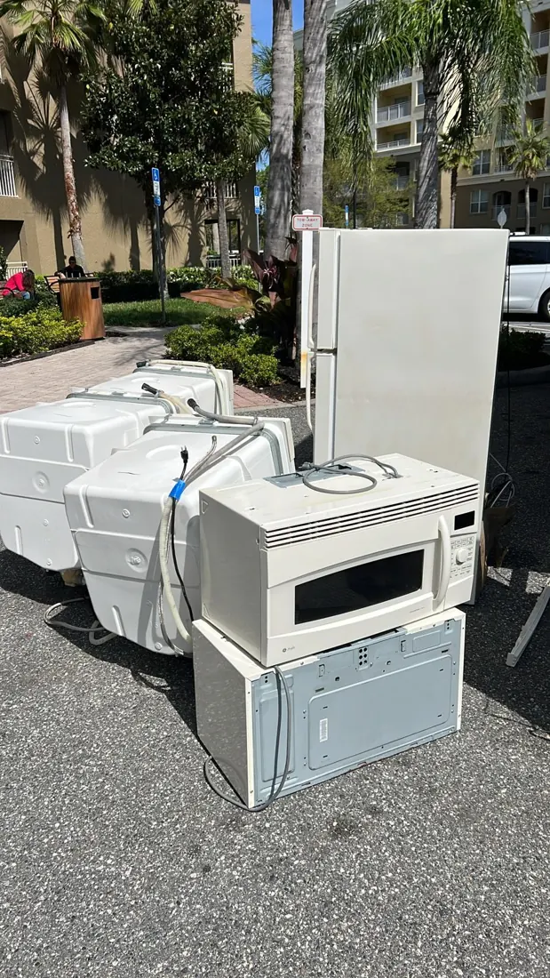 Appliances removed to make room for new units