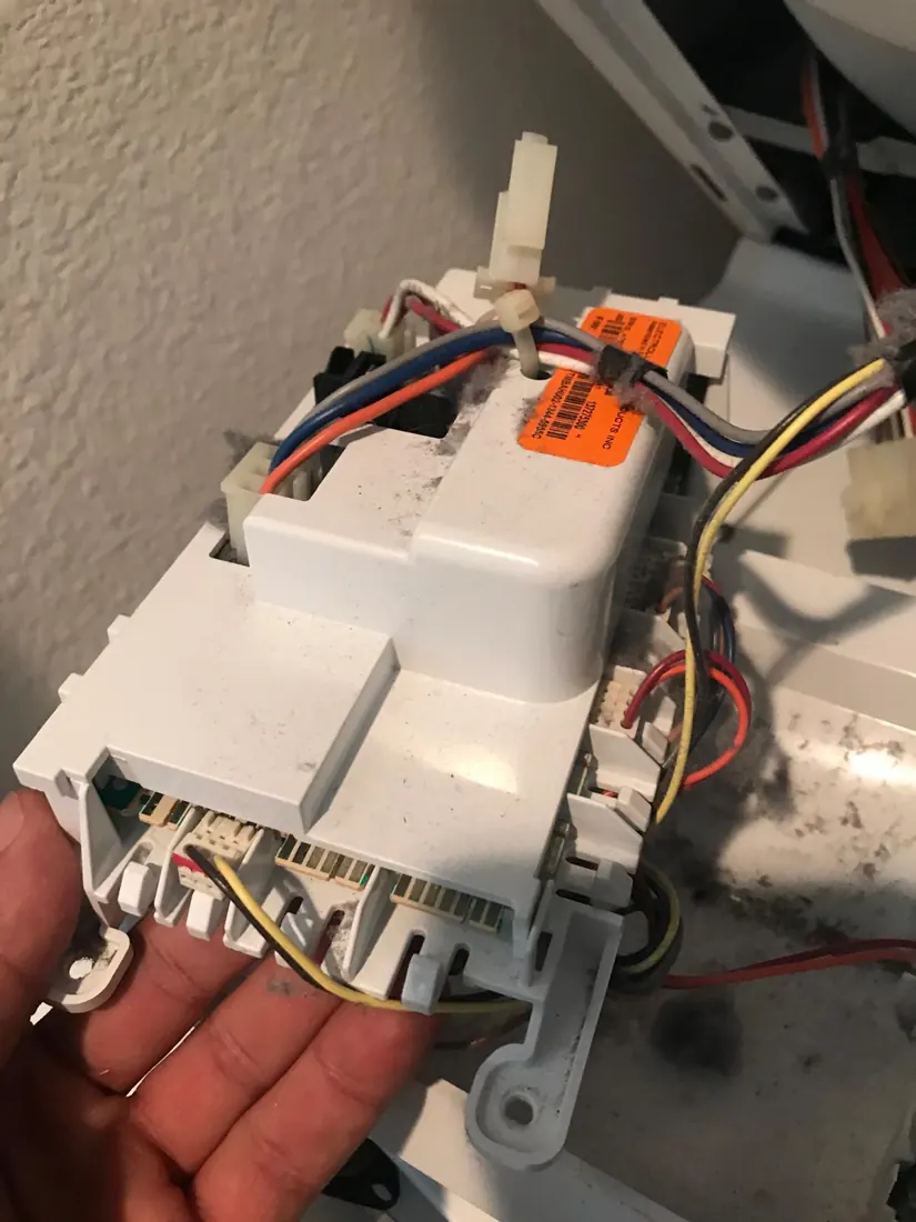 Appliance control component inspection