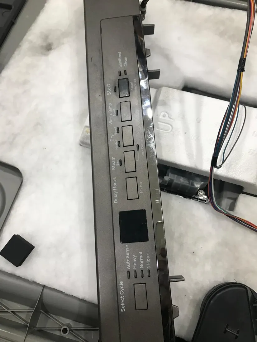 Dishwasher control panel replacement