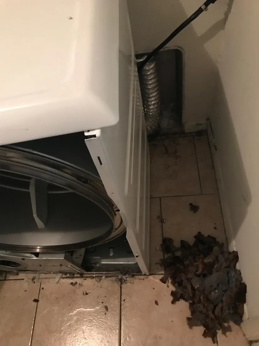Dryer vent cleaning