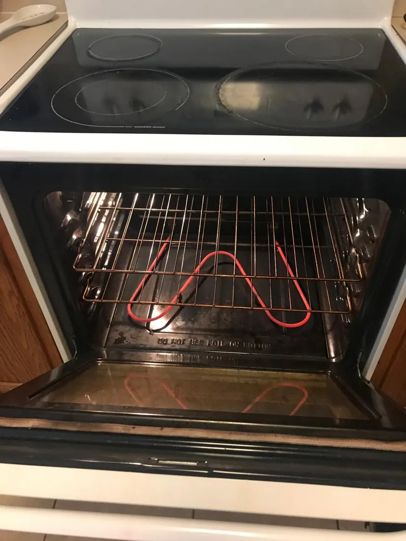 Oven heating element just replaced
