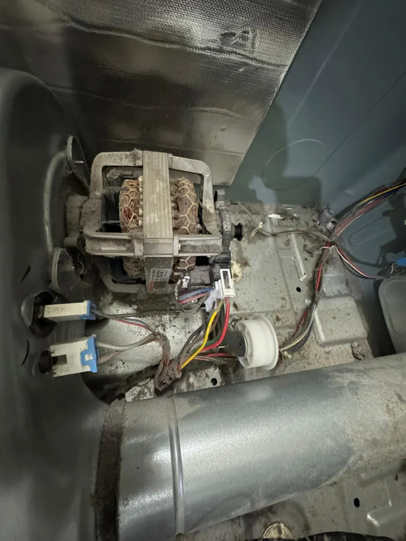 Dryer motor inspection
