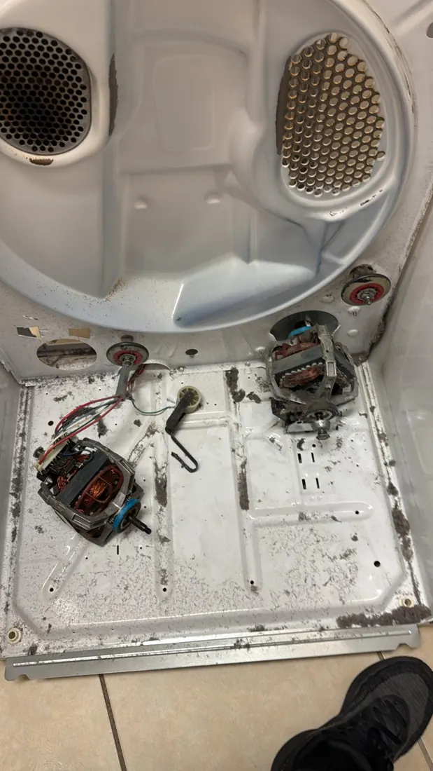 Dryer motor replacement
