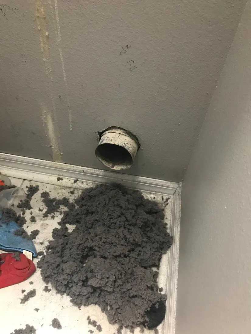 Dryer vent cleaning
