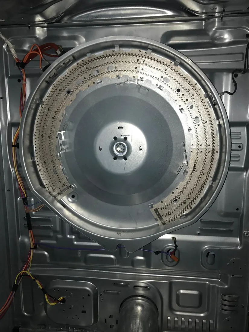 Dryer heating assembly replaced