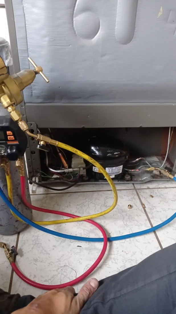 Refrigerator sealed-system service equipment
