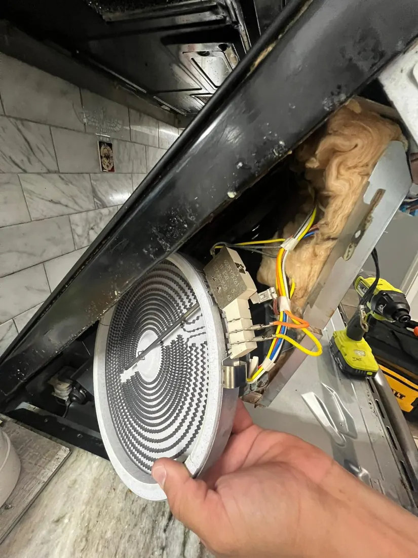 Stove element replacement